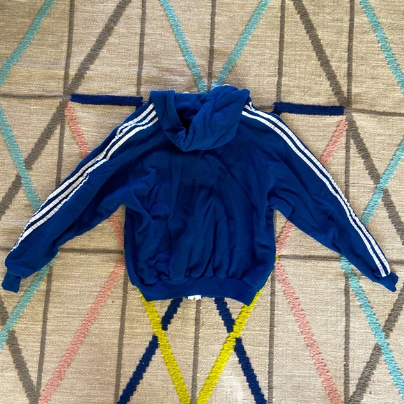 vintage 80s Adidas zip-up hoodie - Picture 3 of 4